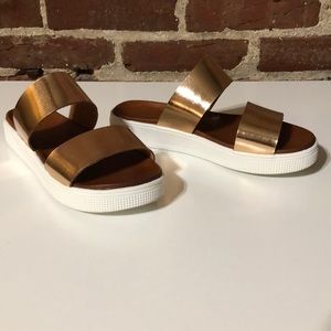 MIA Rose Gold Platform Sandal